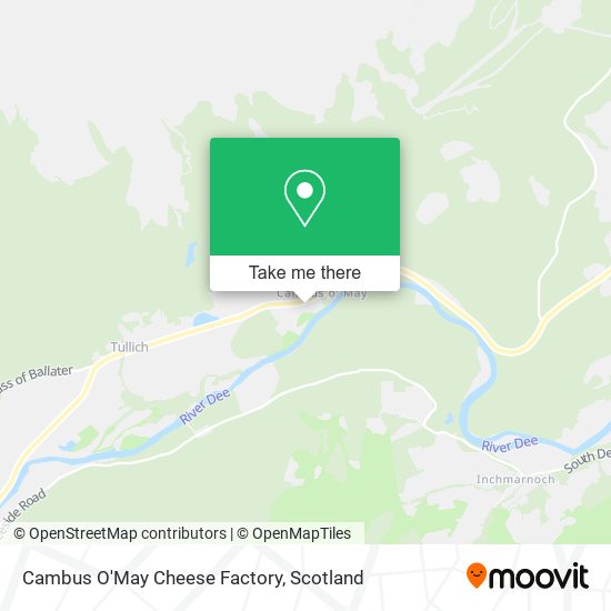 Cambus O'May Cheese Factory map