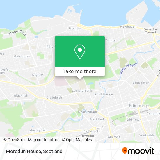Moredun House map
