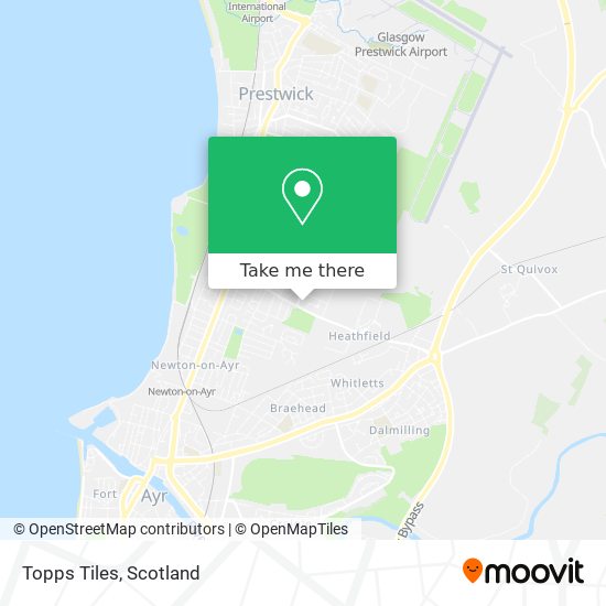 Topps Tiles map