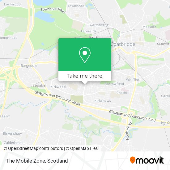The Mobile Zone map
