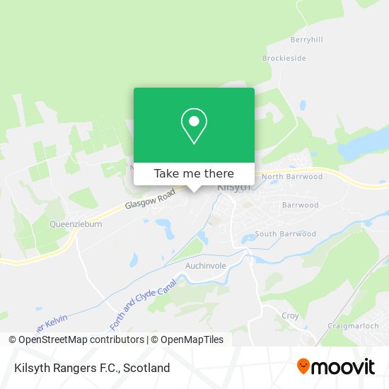 Kilsyth Rangers F.C. map