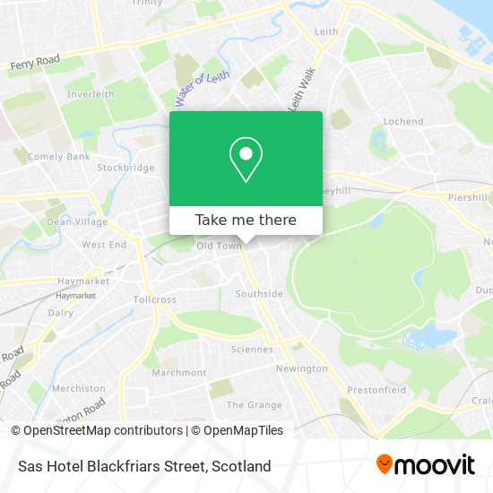 Sas Hotel Blackfriars Street map