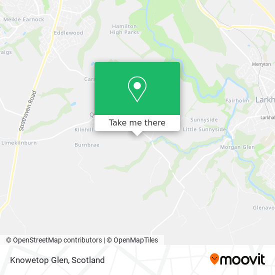 Knowetop Glen map