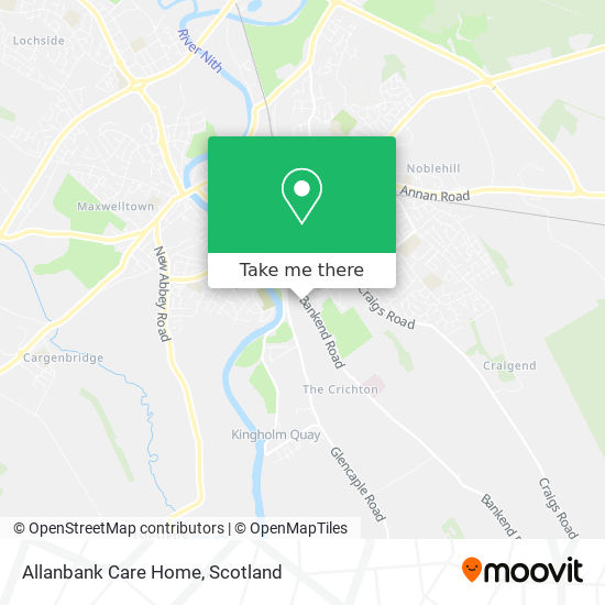 Allanbank Care Home map