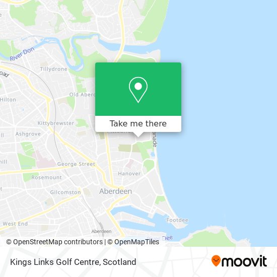Kings Links Golf Centre map