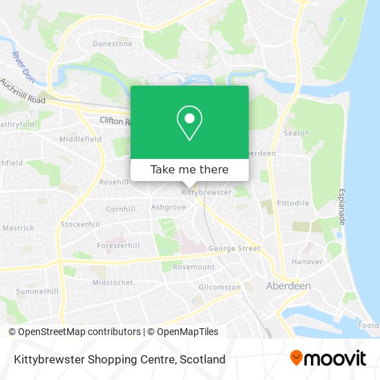 Kittybrewster Shopping Centre map
