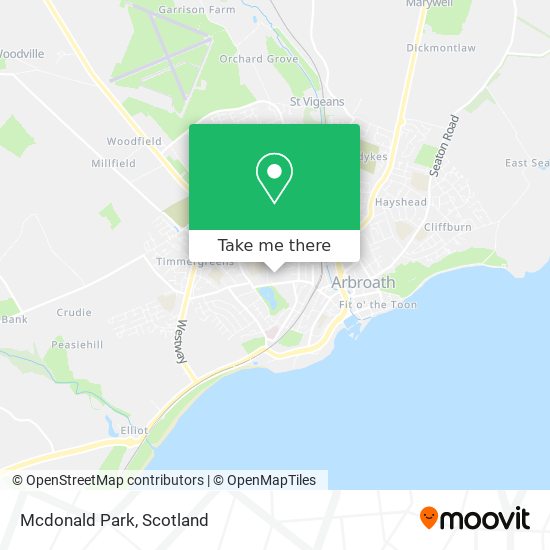 Mcdonald Park map