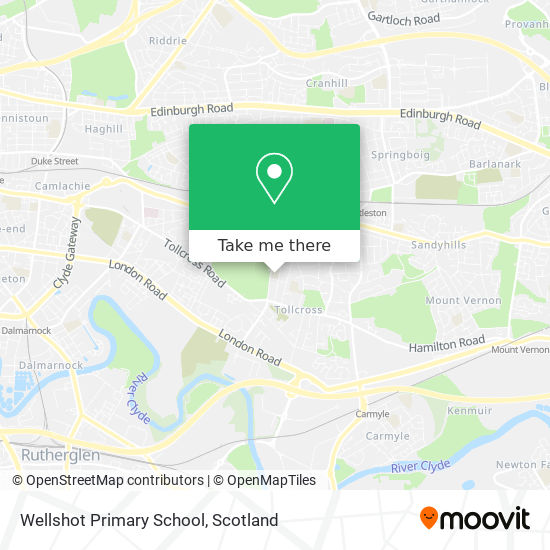 Wellshot Primary School map