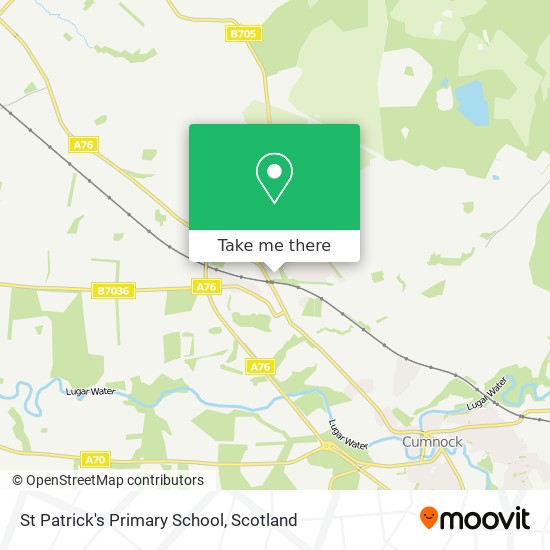 St Patrick's Primary School map