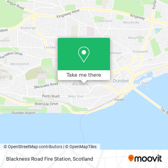 Blackness Road Fire Station map
