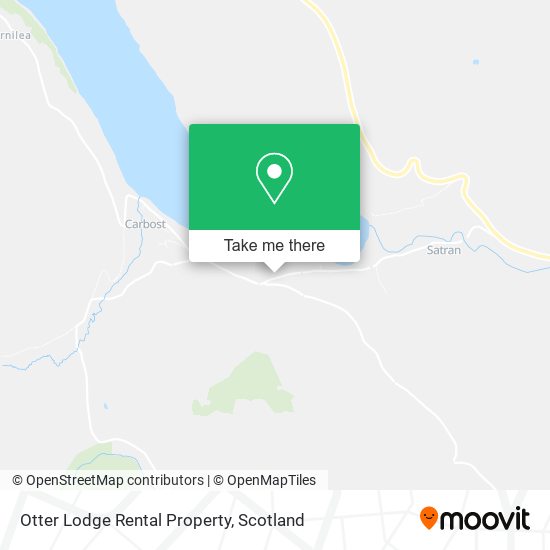 Otter Lodge Rental Property map