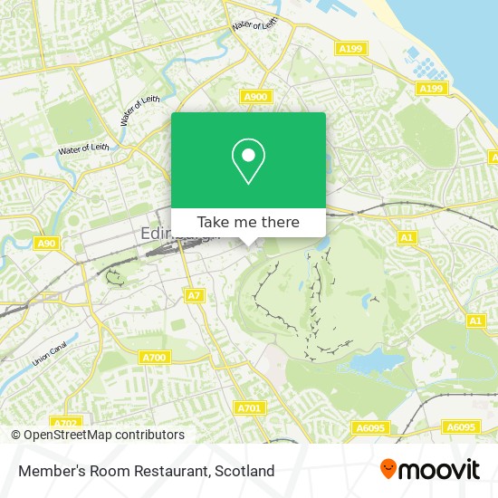 Member's Room Restaurant map