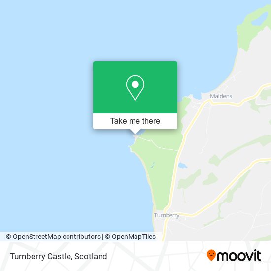Turnberry Castle map