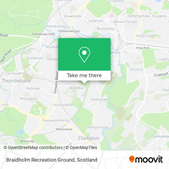 Braidholm Recreation Ground map
