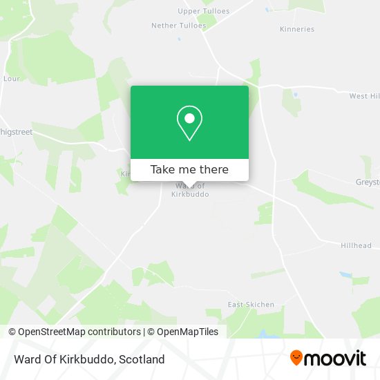 Ward Of Kirkbuddo map