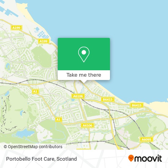 Portobello Foot Care map