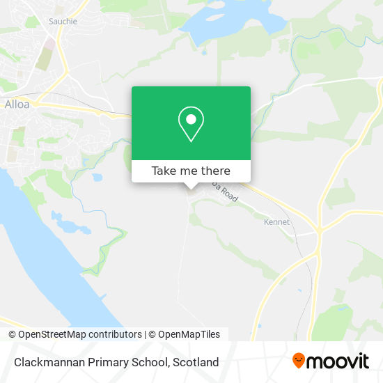 Clackmannan Primary School map