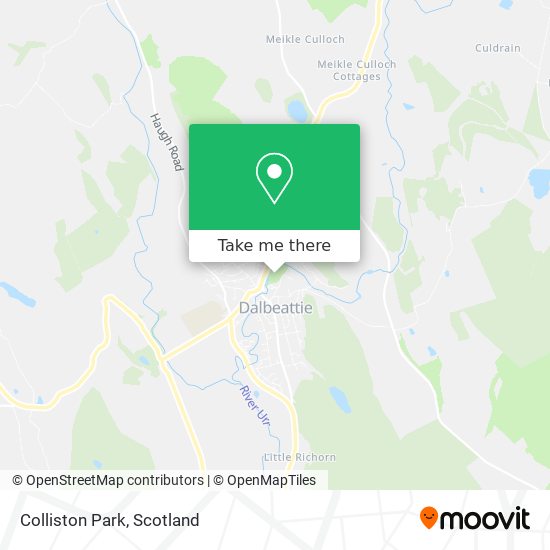 Colliston Park map