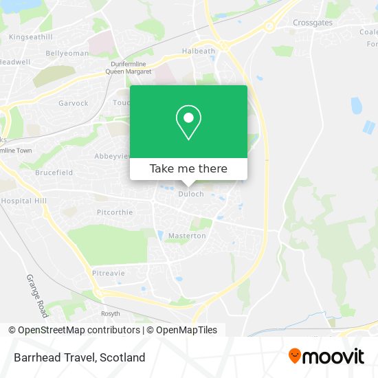 Barrhead Travel map