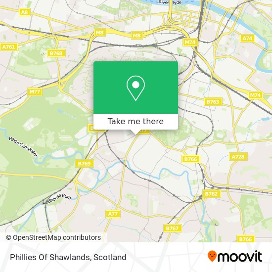 Phillies Of Shawlands map