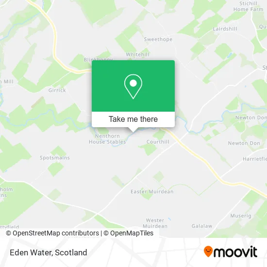 Eden Water map