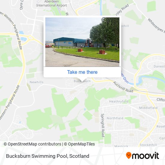 Bucksburn Swimming Pool map