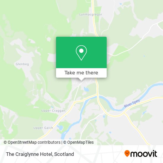 The Craiglynne Hotel map