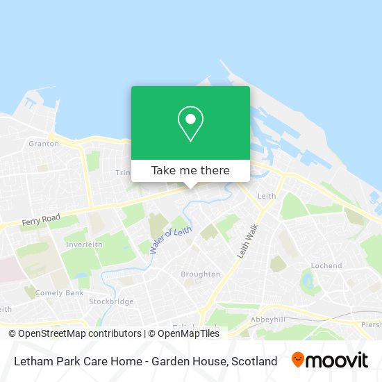 Letham Park Care Home - Garden House map