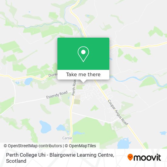 Perth College Uhi - Blairgowrie Learning Centre map