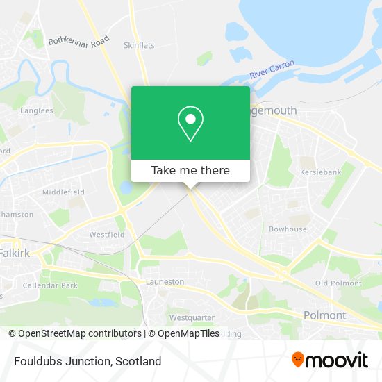 Fouldubs Junction map