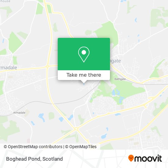 Boghead Pond map