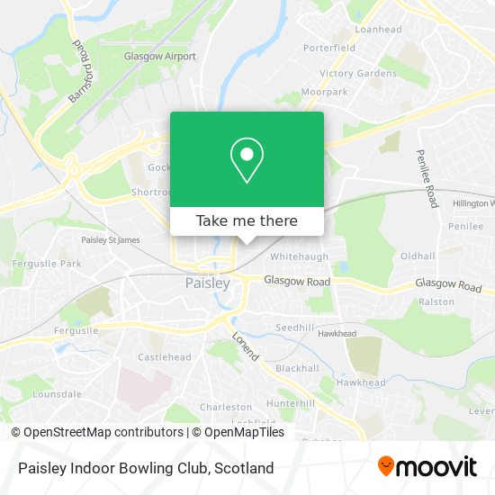 Paisley Indoor Bowling Club map