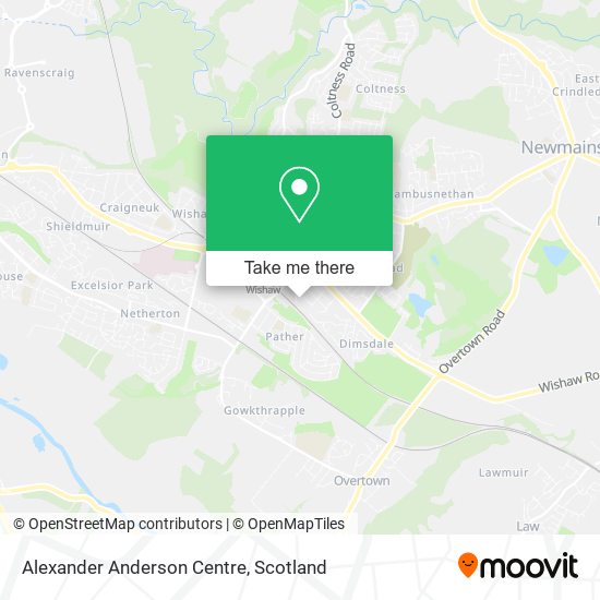 Alexander Anderson Centre map