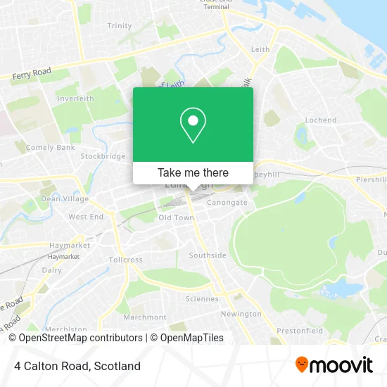 4 Calton Road map