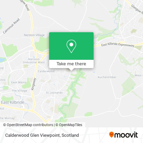 Calderwood Glen Viewpoint map