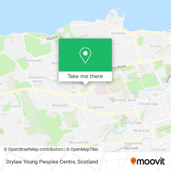 Drylaw Young Peoples Centre map