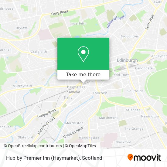 Hub by Premier Inn (Haymarket) map