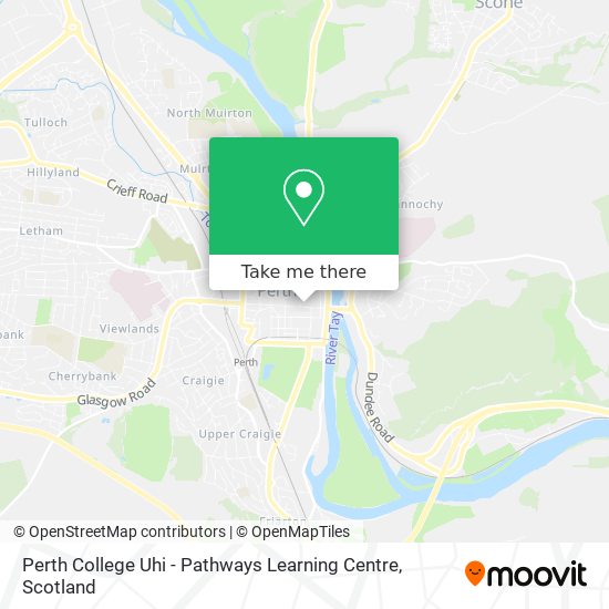 Perth College Uhi - Pathways Learning Centre map