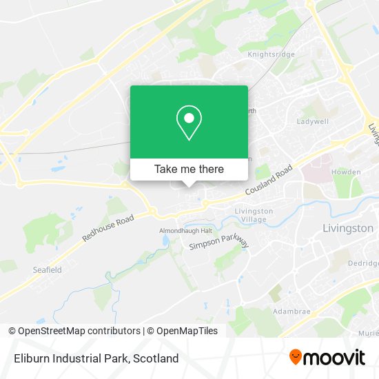 Eliburn Industrial Park map