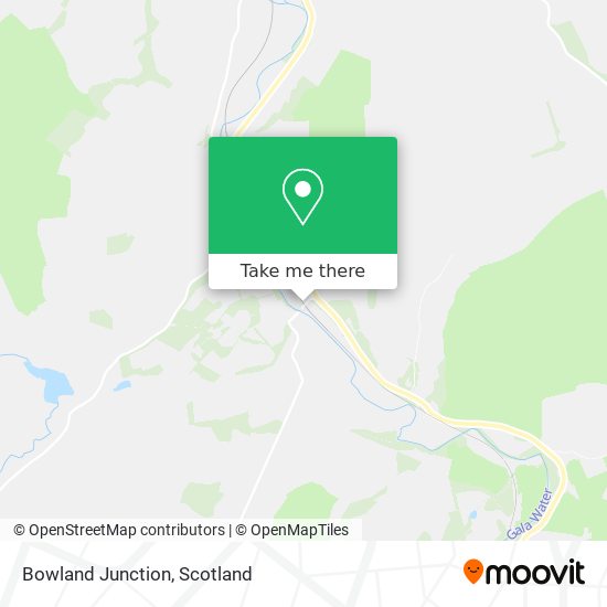 Bowland Junction map