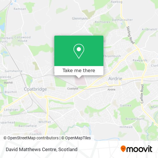 David Matthews Centre map