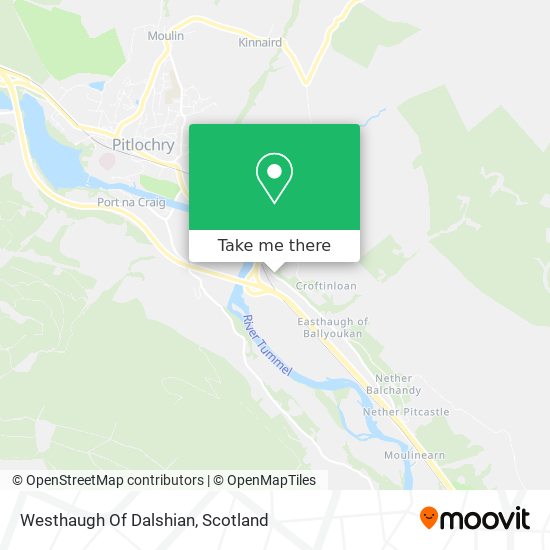 Westhaugh Of Dalshian map