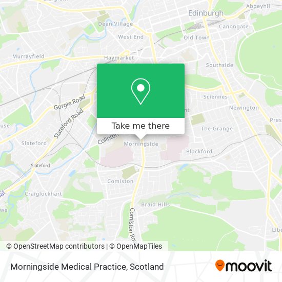 Morningside Medical Practice map