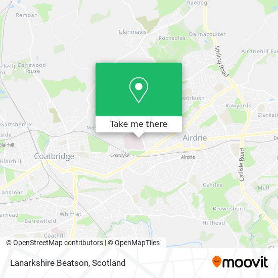 Lanarkshire Beatson map
