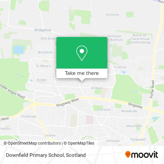 Downfield Primary School map