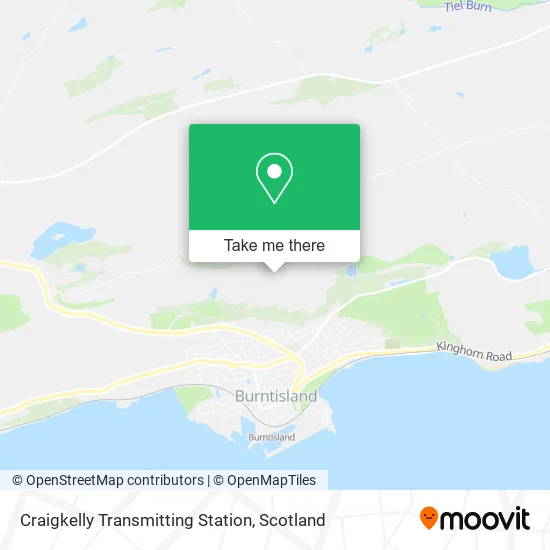 Craigkelly Transmitting Station map