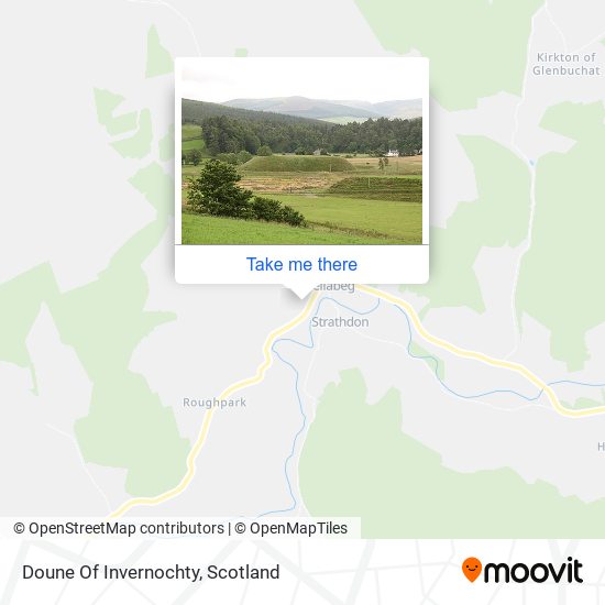 Doune Of Invernochty map