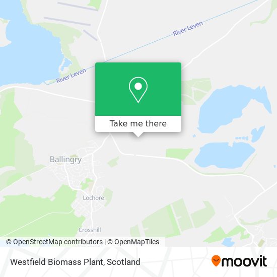 Westfield Biomass Plant map
