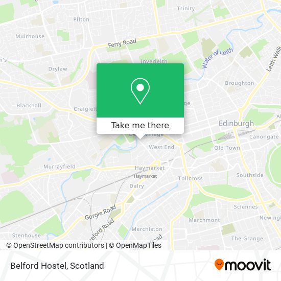 Belford Hostel map