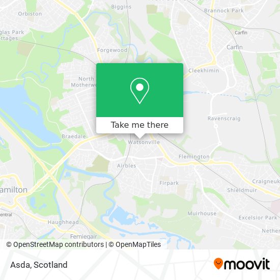 Asda map